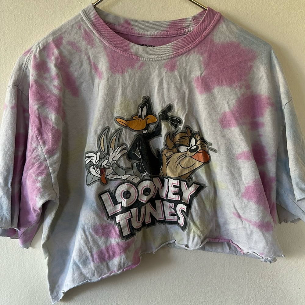 Looney Tunes Tie Dye Crop Top